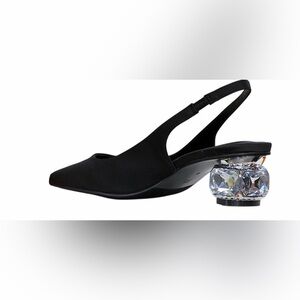 BCBGeneration Jarina Satin Slingback Heels